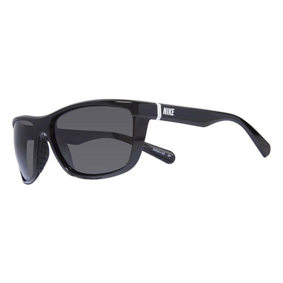NEW NIKE EV0654 001 Black POLARIZED SWAG Sunglasses 60mm with Grey Lenses - Picture 1 of 2